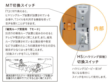 ポッケ sel2 シリーズME-241(軽度~高度難聴者用)※非課税